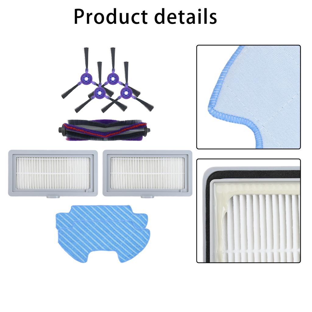 1 Set Roller And Side Brushes Mop Cloths For Samsung 2-in-1 PowerBot Robot VR05R503 Vacuum Cleaner Accessories Spare To Replace