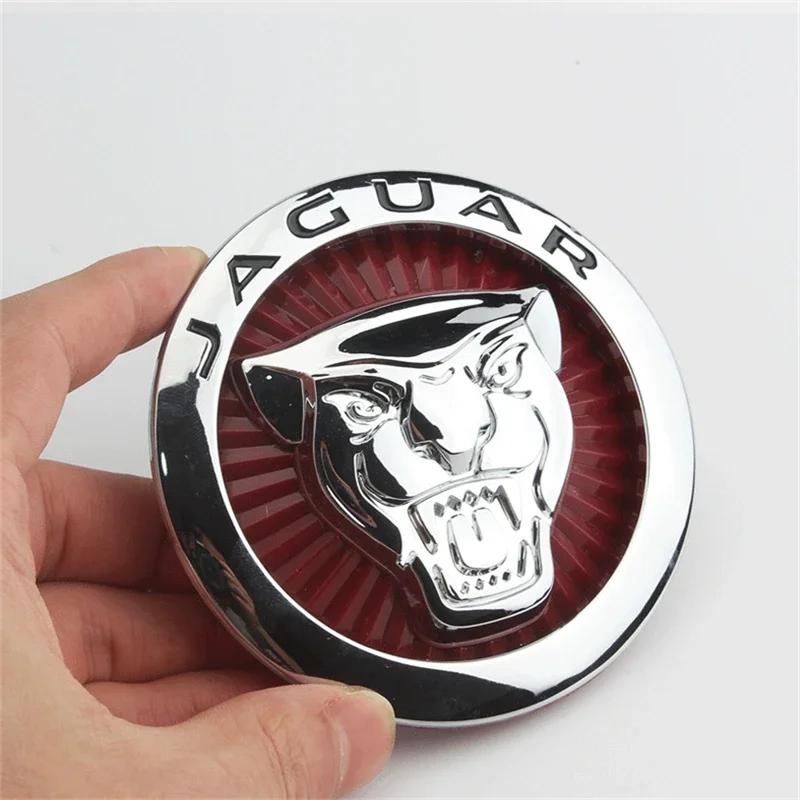 3D ABS Car Front Center Grille Emblem Badge Sticker Decoration For Jaguar X-TYPE F-TYPE S-TYPE XE XF XJ XK XJR XFR XJS1 LL78