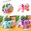 Adorable Cartoon Pink Axolotl Plush Doll Soft Stuffed Toy For Kids And Collectors