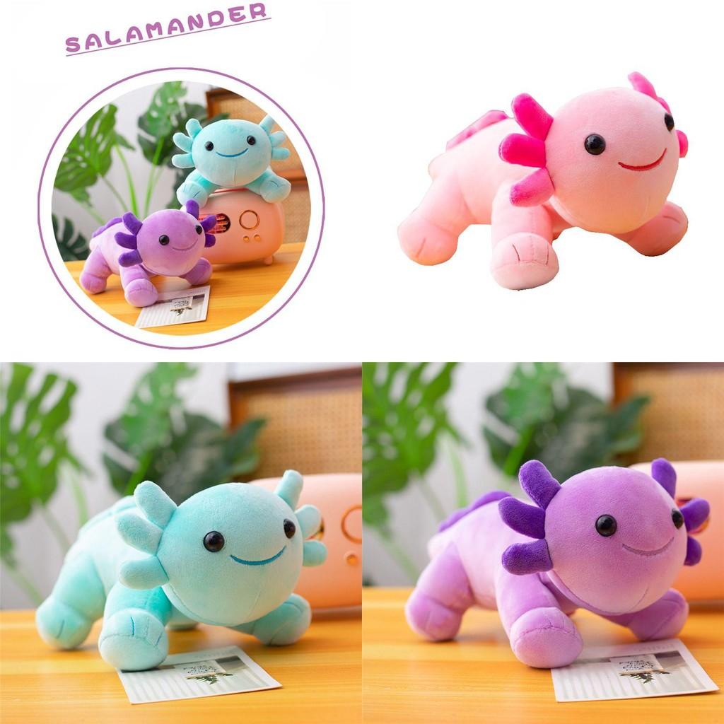 Adorable Cartoon Pink Axolotl Plush Doll Soft Stuffed Toy For Kids And Collectors