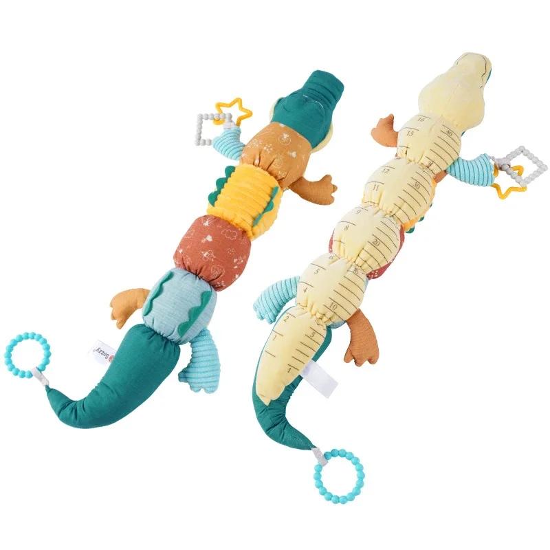 

Baby Rattle Soft Toy Musical Crocodile Infant Plush Toys Sensory Educational Toy for Toddler Babies Newborn Gifts