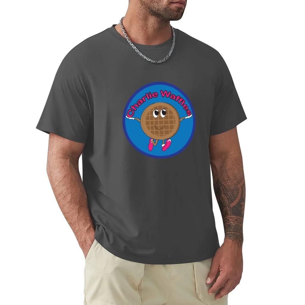 Charlie Waffles TShirt Plus Size Tops Cute Clothes Cute Tops Mens Graphic Tshirts Funny