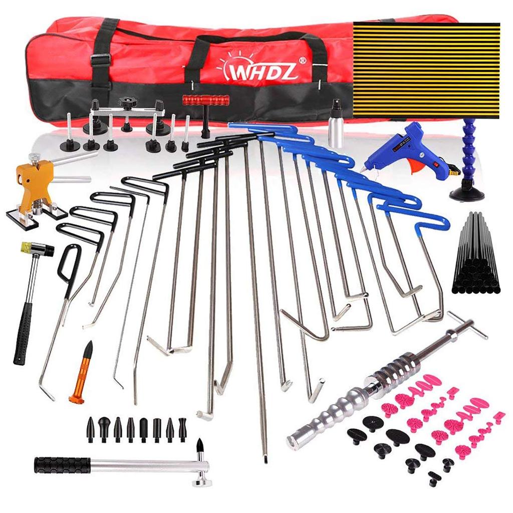 WHDZ Car Dent Repair Car Dent Repair Dent Sheet Metal Vacuum Car Dent Repair Tool Sheet Metal Dent Repair DIY Repair 21 Sets Tool, Tool, Extrusion,