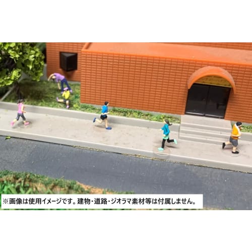 TOMYTEC Diorama Collection The Humans 141: Exercising People