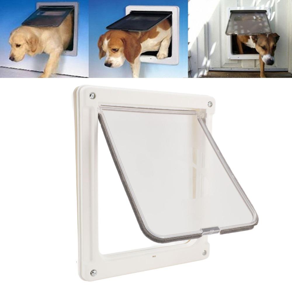 Small Size Cat Flap Smooth Flap Dog Flap Safe Opening Pet Door House Door Opening