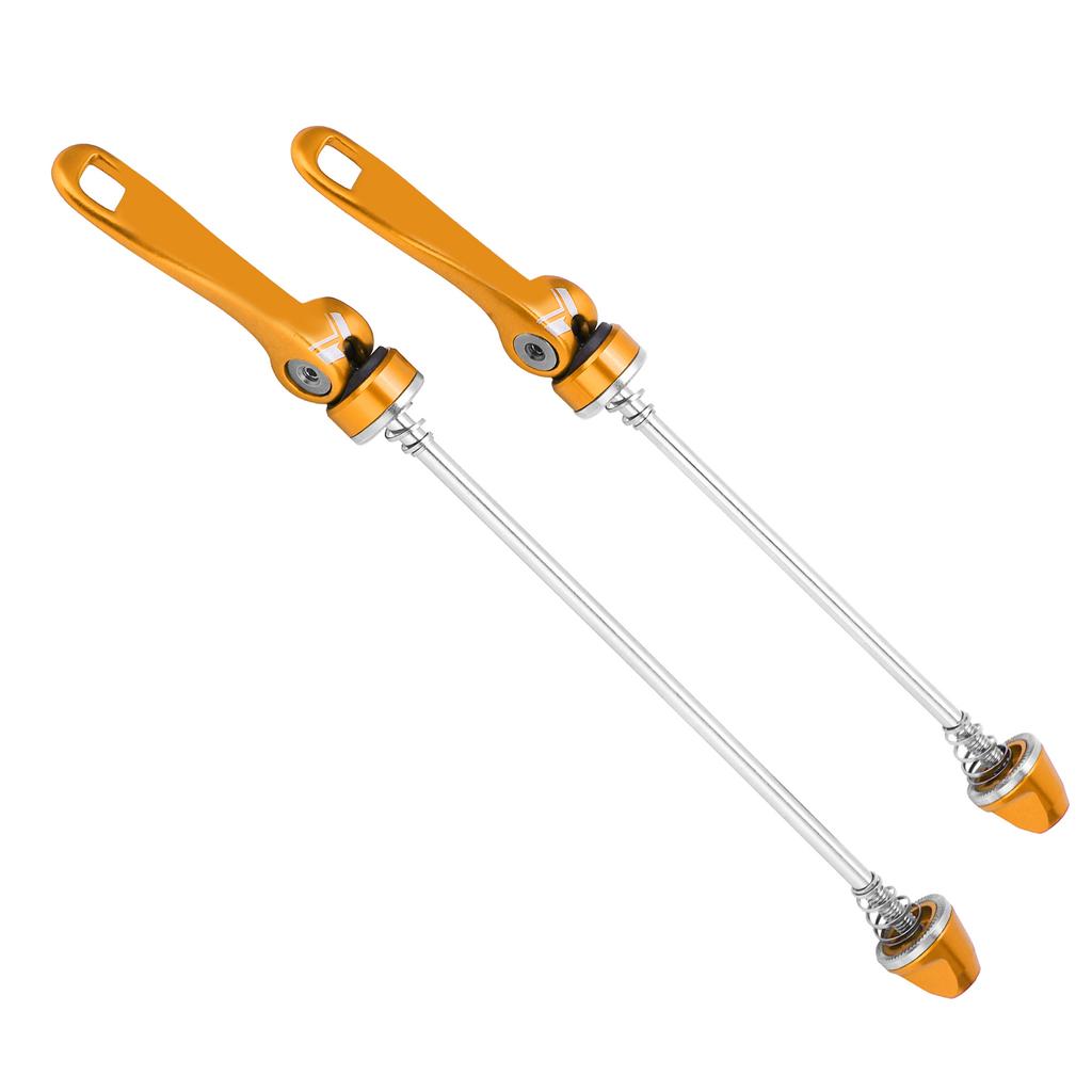 Bolany Bicycle Hub Quick Release Skewer Lever Aluminum Alloy 100mm Rear 135m M Rear PartsGold
