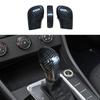 Carbon Fiber Color Auto Car Gear Shift Knob Cover for VW Golf Jetta Passat Tiguan Atlas Beetle GLI Eos CC E-Golf Golf Sportwagen