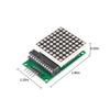 MAX7219 Dot Matrix Module 8x8 LED Display Modules for Arduino Raspberry Pi Microcontroller with 5Pin Wires
