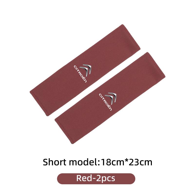 Suede Car Styling Seat Belt Shoulder Protective Cover Accessories For Citroen C4 C3 C5 C1 C2 C6 VTS C4L DS3 DS4 DS5 Grand