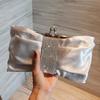 High-end Design Women's Bowknot Diamond Evening Clutch Bag Fashion Party Butterfly Bow Rhinestone Handbag Elegant Crossbod Bag