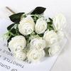 Artificial Rose Flower Bouquet With Silk Material For Home Wedding Decoration