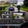 4K Ultra High Definition mit WiFi Mobile Internet ADAS BSD Front- und Heck-Dual-Recording-Fahrtenrekorder