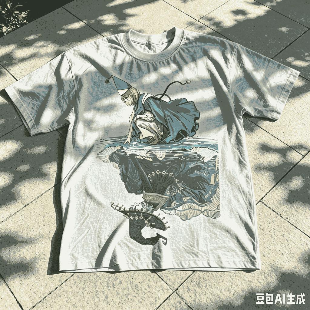 Witch Hat Atelier Anime Lover Tshirt Oversized Unisex Streetwear Trendy Cotton Print Tshirts For Unisex Unisex Fashion Comfortable