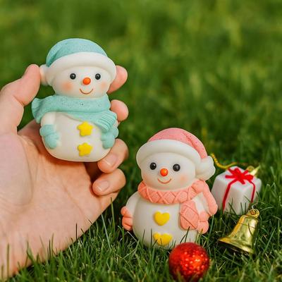 Xmas Resin Molds for Crafting, Easy Release Silicone Christmas Molds for Candles, Soap, Plaster, Holiday Home Decor Art for Kids
