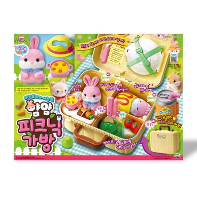 [Mimi World Official] Yum Yum Picnic Bag, oblíbené hračky s korejskými postavami