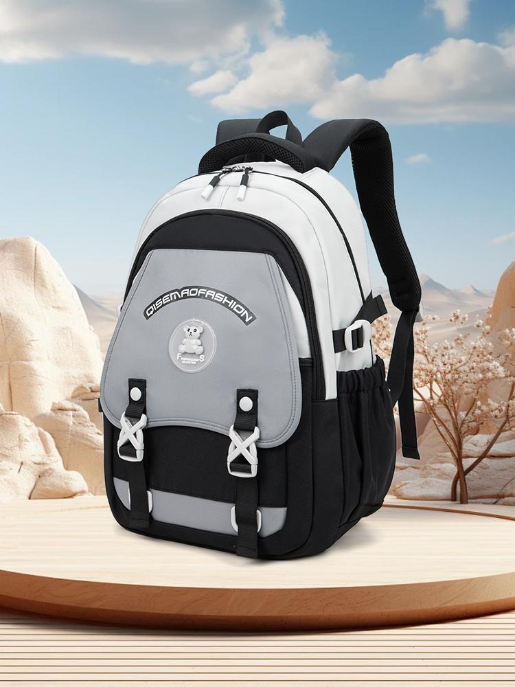 Schoolbag Female High School Student Large Capacity High Appearance Junior High School Preppy Style Simple Brand Backpack