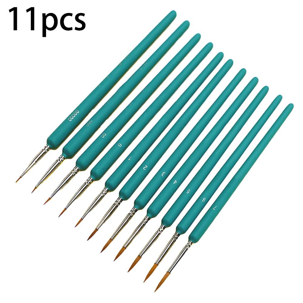 

11 шт. Кисть для тонкой живописи, кисть для тонких линий, подходит для пигмента, акрила C