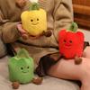 Creative Fruit Pepper Plush Toy With Short Plush For Kids Bedroom Decor