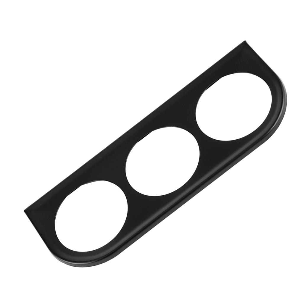 52mm/2in 3-Hole Triple Instrument Panel   Gauge Mounting Bracket Car Dashboard Meter Iron Holder