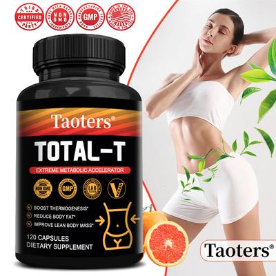 Taoters Caffeine Green Tea L-carnitine Compound Capsules Boost Fat Burning Metabolism 120 Capsules