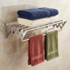 Large Capacity Retractable Laundry Drying Rack Stainless Steel Laundry Organizer  Tower