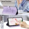 For Samsung Galaxy S26 Ultra Case Wallet Stand Lotus Imprint Leather Phone Cover with Wrist Strap