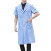 Short-sleeved Saint Shirley Men And Women Blue Labor Insurance Laboratory  Pharmacy Work Clothes
