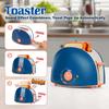 Interactive Electric Kitchen Playset for Kids Mini Simulation Household Appliances Light Toy Gift for Boy Girls Home Kitchen Fun