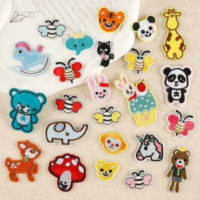 Embroidery Embroidery Patch Sticker Children's Clothing Accessories Cartoon Small Animal Cloth Sticker