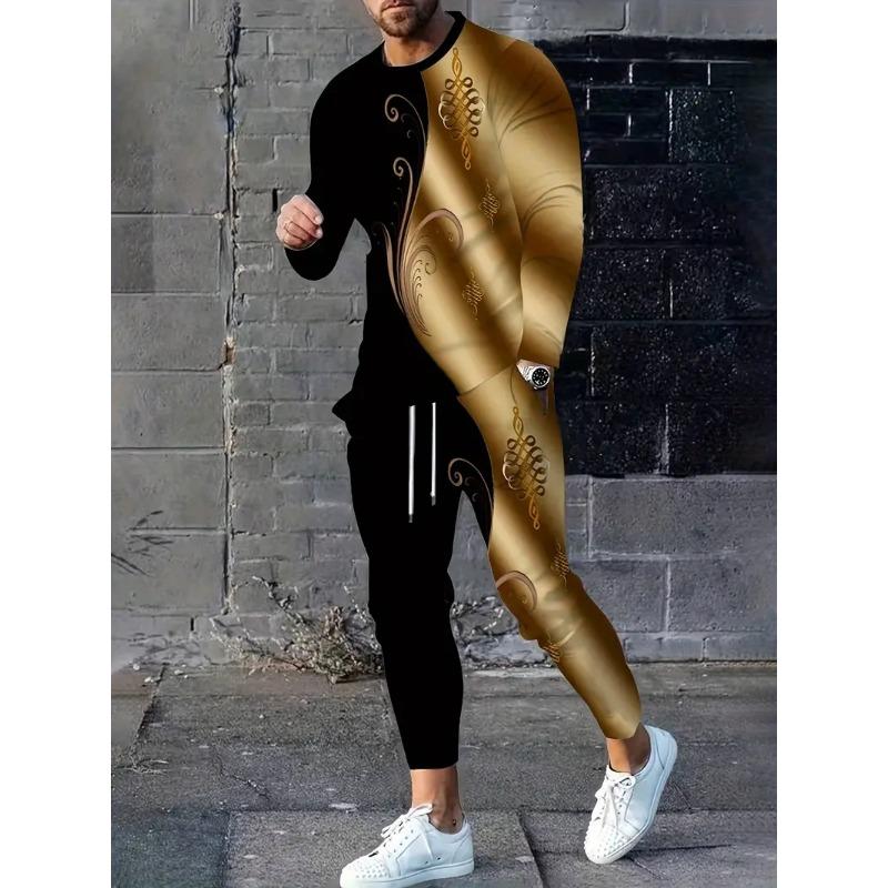 

Новый костюм футболка+брюки Mighty Lion с 3D-принтом для мужчин и женщин, спортивный костюм для бега, модная толстовка, мужская одежда, наборы из 2 предметов XL