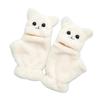 Women Winter Fur Rabbit Mittens fingerless Gloves Plush Warm Glove Winter Soft Thick Gloves for Women Girl Flexible Half Finger