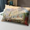 Van Gogh Oil Painting Pillow, Comfortable for Student Dormitory and Home, Single-Sided Customizable Pillow Core and Case