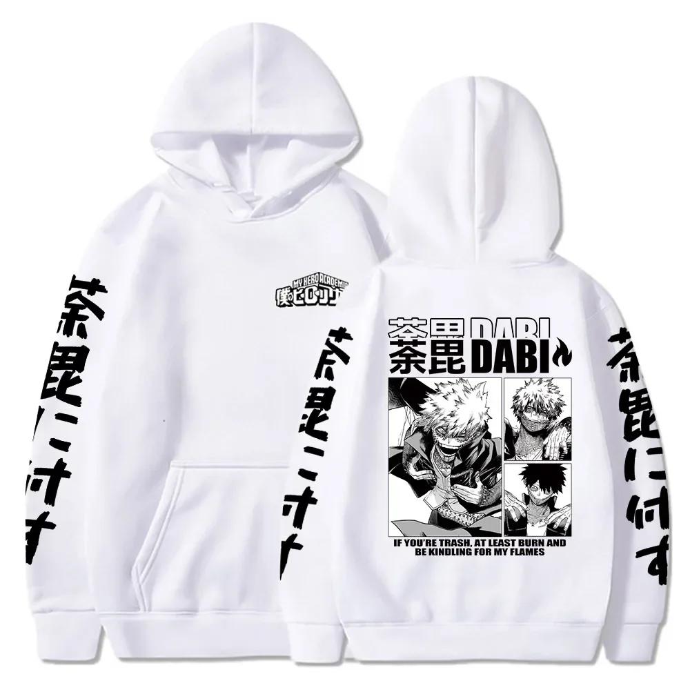 Anime My Hero Academia Hoodie Dabi Manga Icons Sweatshirt Boku No Hero Academia Gift Clothing Sudadera Felpa Moletom