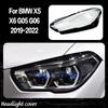 Headlight Lens Shell For BMW X5 X6 X5M X6M G05 G06 F95 2019 2020 2021 2022 Transparent Headlamp Cover Plexiglass Lampshade