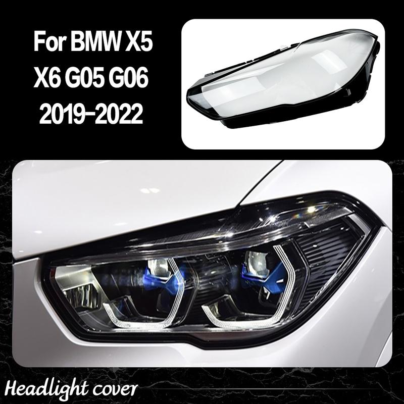 Headlight Lens Shell For BMW X5 X6 X5M X6M G05 G06 F95 2019 2020 2021 2022 Transparent Headlamp Cover Plexiglass Lampshade