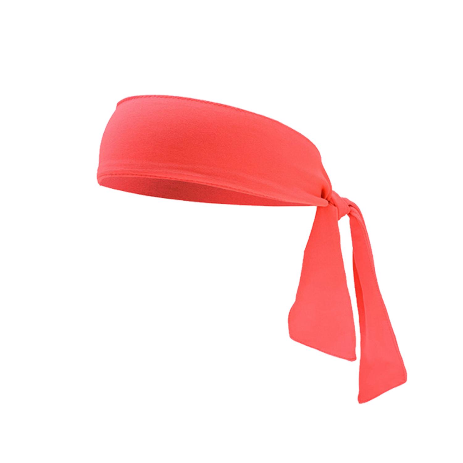 

Уличные головные уборы Спортивная повязка от пота для бега Спортивная повязка от пота Йога Лента для волос Пиратские повязки на голову флуоресцентный розовый