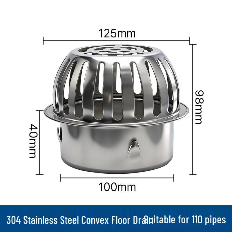 OEING Stainless Steel Round Rooftop Floor Drain Cover