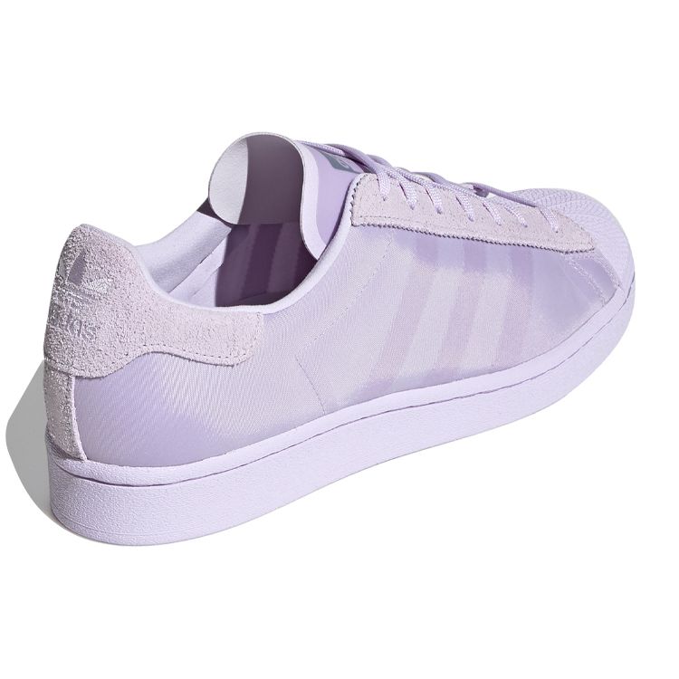 Adidas Originals Superstar Synthetic Leather Retro Casual Low-Top Sneakers Unisex Sneakers Purple FZ5216