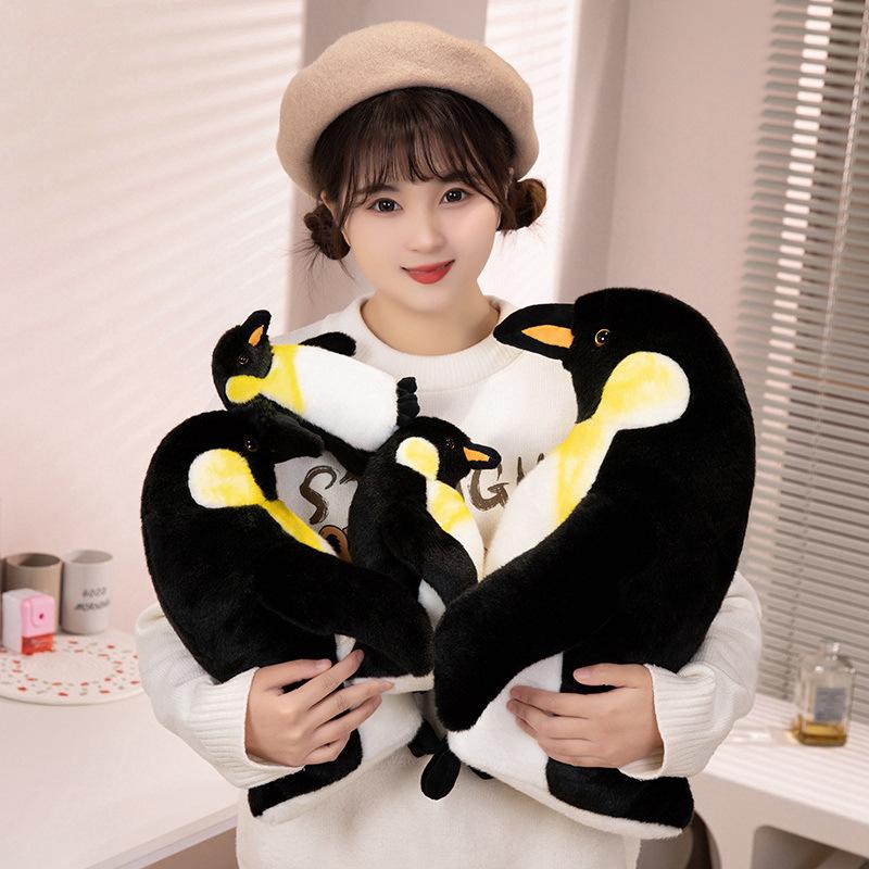 Cartoon Simulation Little Penguin Doll Plush Toy Aquarium Emperor Penguin Doll Children Sleep Soothing Rag Doll