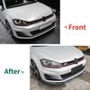 For Volkswagen Golf 7 MK7.5 GTI R Rline 2012-2019 Maxton Style Car Front Bumper Lip Spoiler Splitter Protector Cover Body Kits