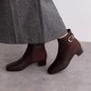HIMIKO / Himiko / Side Buckle Short Boots / 641407D Brown 240