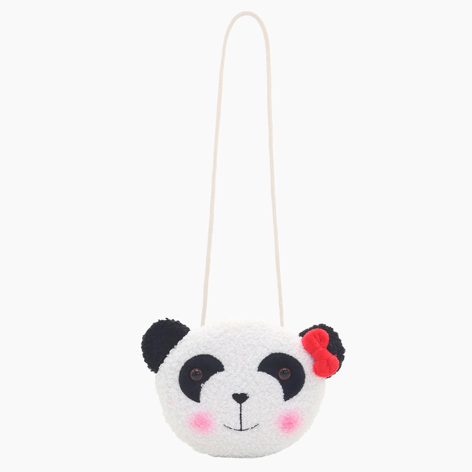 Trendy Children s Little Panda Cat Crossbody Bag Coin Purse for Girls