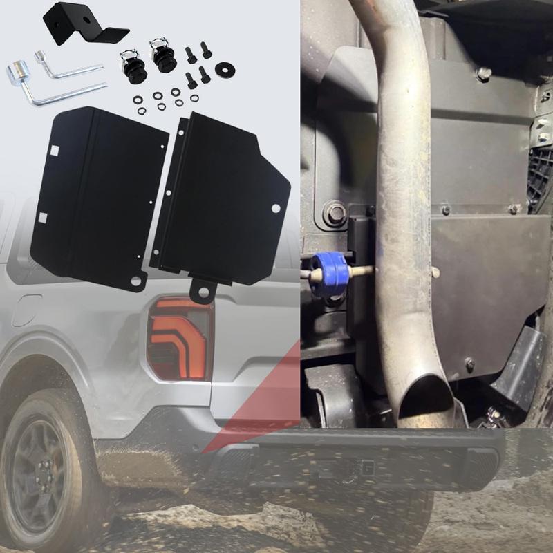 Underbody Shield Panel Cover Trim Aluminum Rust-Proof Splash Guard for Ford Maverick Hybrid/XL/XLT/Lariat 2024 2025