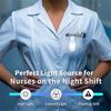Nurse Light for Night Shift-Clip-on LED Flashlight for Badge Reel, Portable Nursing for Nurses,Healthcare Workers