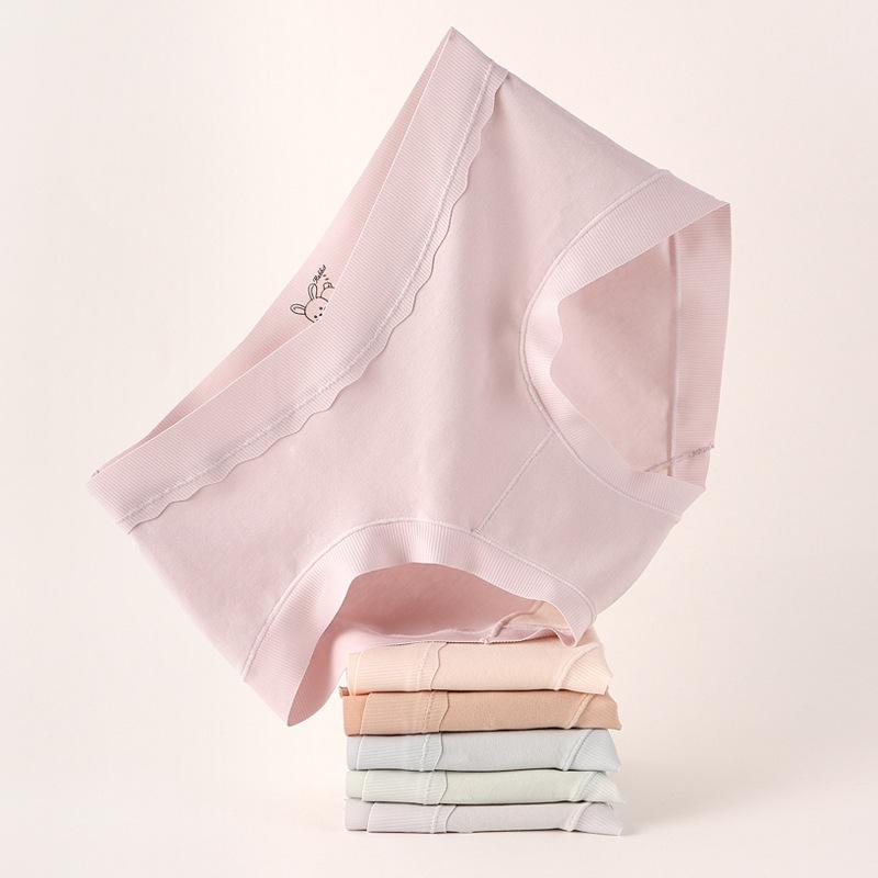 Ropa interior de maternidad de algodón para mujer, ropa interior