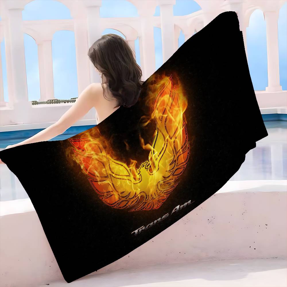 Pontiac Firebird Trans Big Microfiber Beach Towels Quick Dry Towel Sand Beach Towels Pool Towel for Travel Swim Pool Yoga