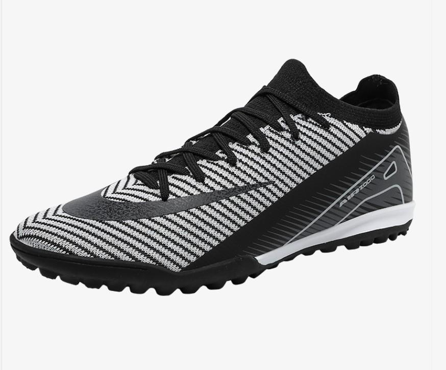 Seamless Fly-Woven Football Shoes Men'S And Women'S Low-Top Ag Long Nails Outdoor Grass Tf Broken Nails Professional Football Shoes