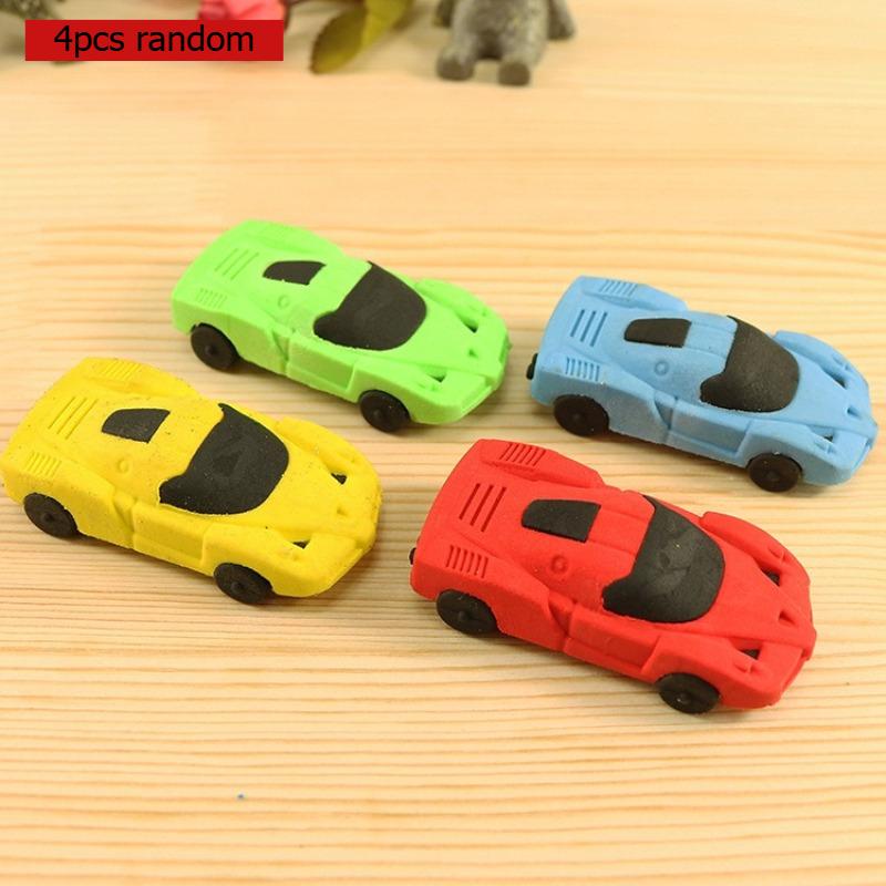 

Special Creative Cartoon Racing Lovely Student Children Eraser Student Stationery Wholesale Manufacturer School Supplies Mini