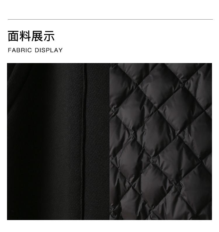 Hooded double zipper down jacket for women in winter 2025, fashionable, loose, versatile, casual, medium to long length with added fleece jacket
