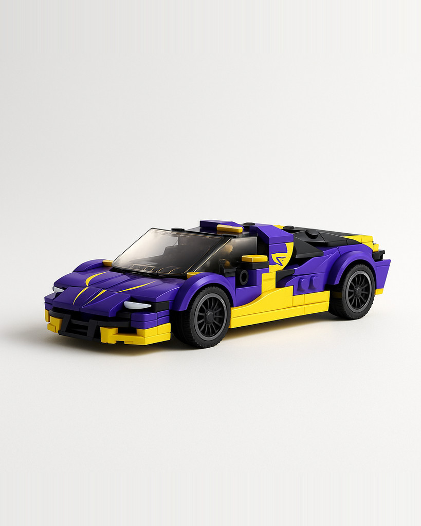 MOULD KING Speed Champion CENTENNIAL  BUL Supercar 27054 Building Set Toy Collectible Model Car Block Children's Gift 8+(344 Pieces)